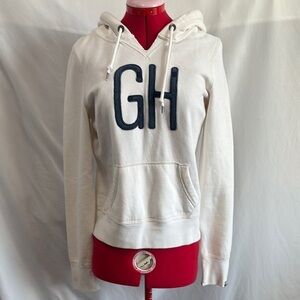 Gilly Hicks Cream Hoodie Sweatshirt LL104